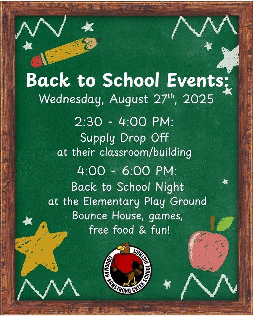 Back to School Events