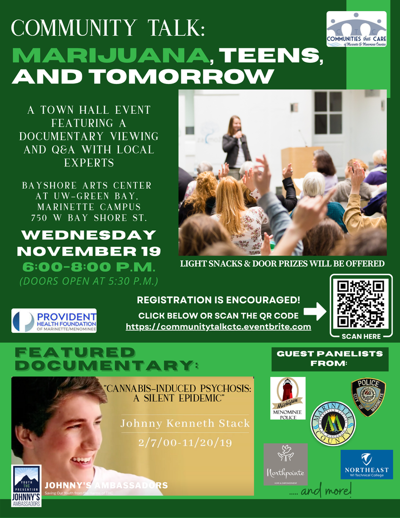 Community Talk: Marijuana, Teens, and Tomorrow