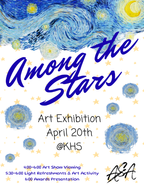 Among the Stars - Art Exhibition - April 20th, 2026 - at Kingsford High School 