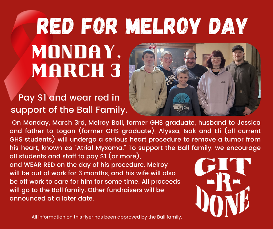 Wear Red on Monday