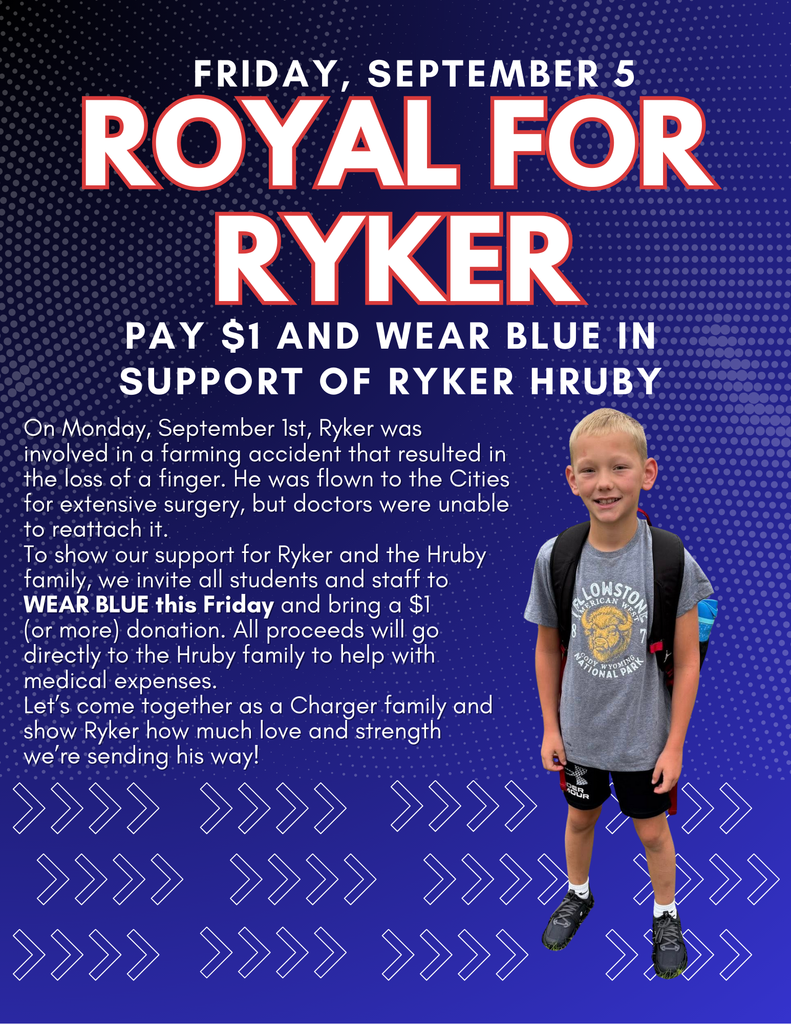 Friday, Sept 5 Royal for Ryker
