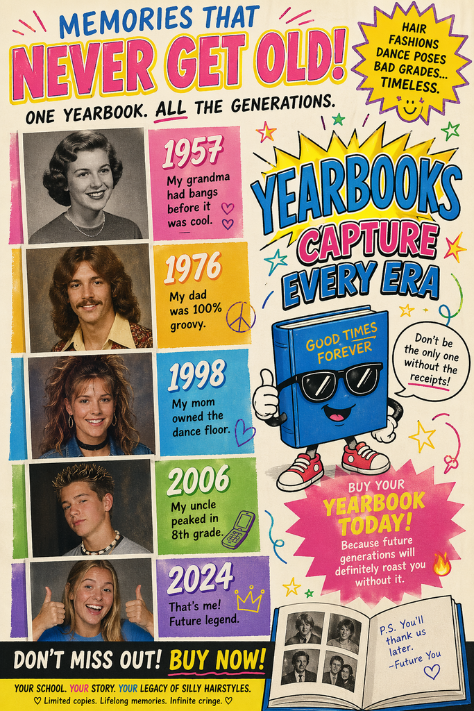Fake yearbook ad
