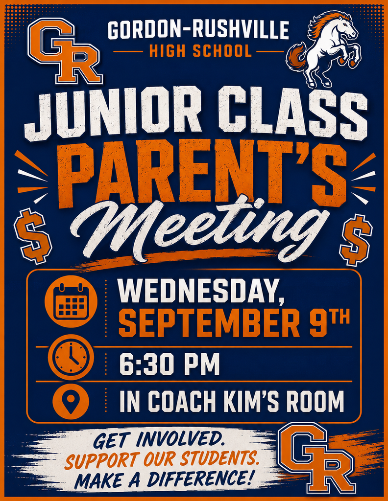 There will be a Junior Class Parent's meeting Wednesday September 9th at 6:30pm in  Coach Kim's room