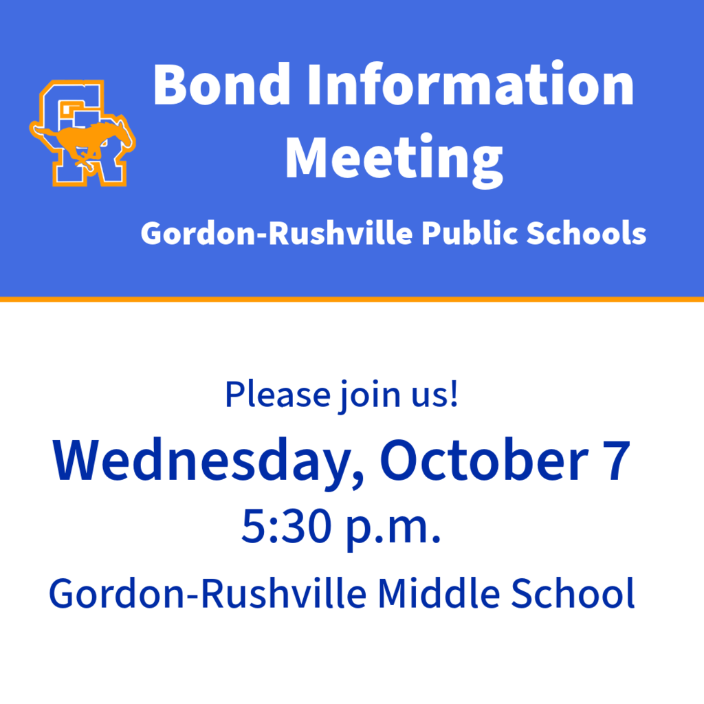 Bond Information Meeting Flyer