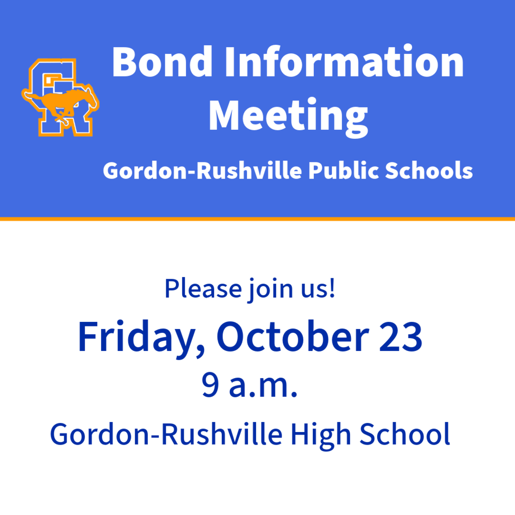 Bond Information Meeting Flyer