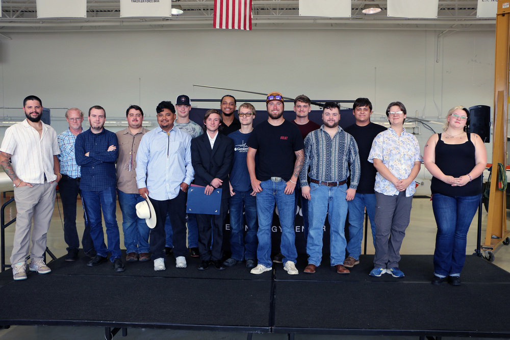 GCTC Aviation Maintenance grads after June ceremony.