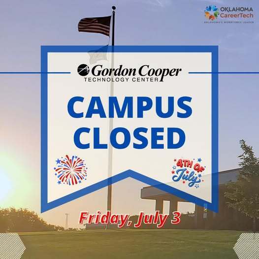 GCTC Closed July 3