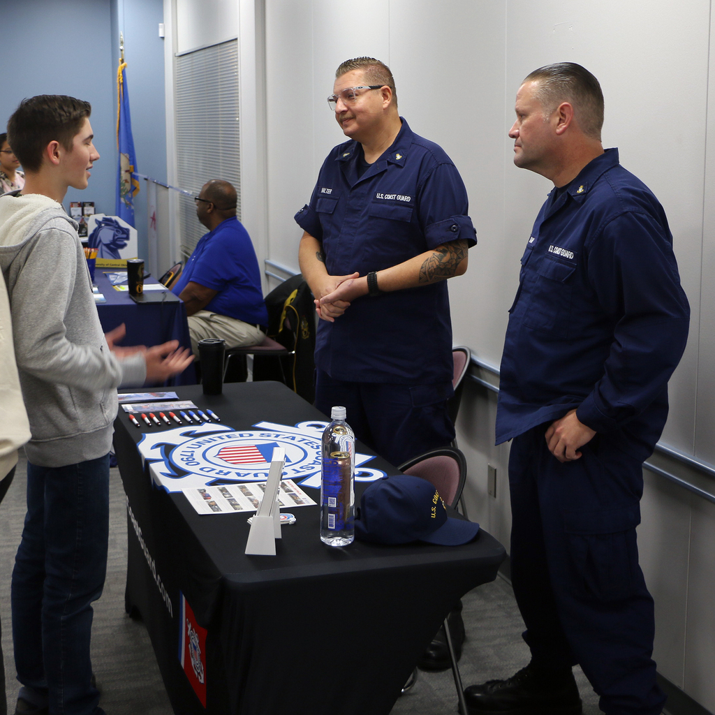 GCTC students at the College and Military Fair