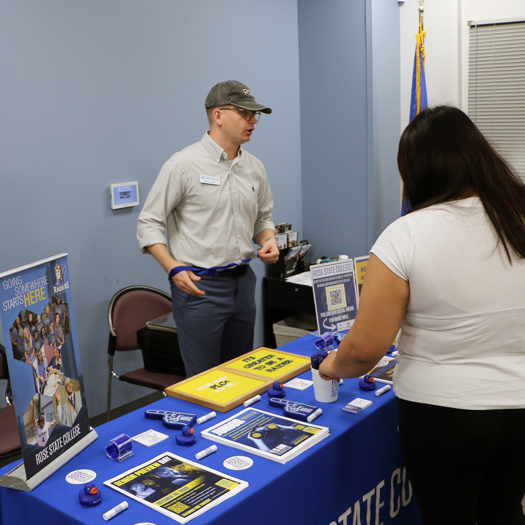 GCTC students at the College and Military Fair
