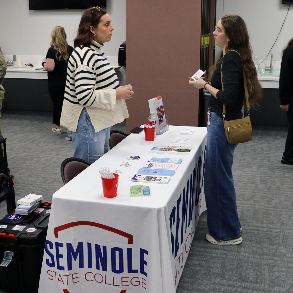 GCTC students at the College and Military Fair