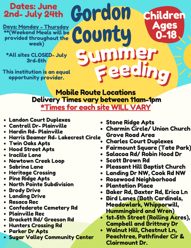 Summer Feeding 2025 flyer page 2