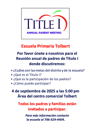 Annual Title I Parent Meeting