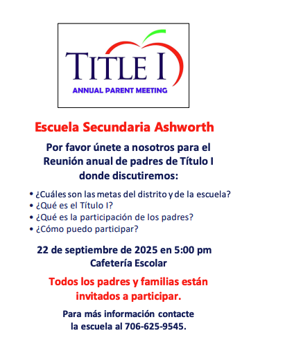 Annual Title I Parent Meeting
