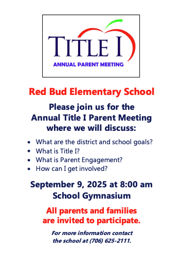 Annual Title I Parent Meeting