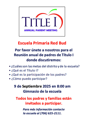 Annual Title I Parent Meeting