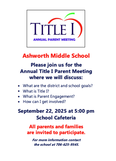 Annual Title I Parent Meeting