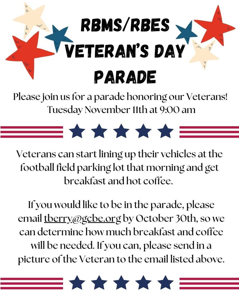 Information about the Veterans Day parade.