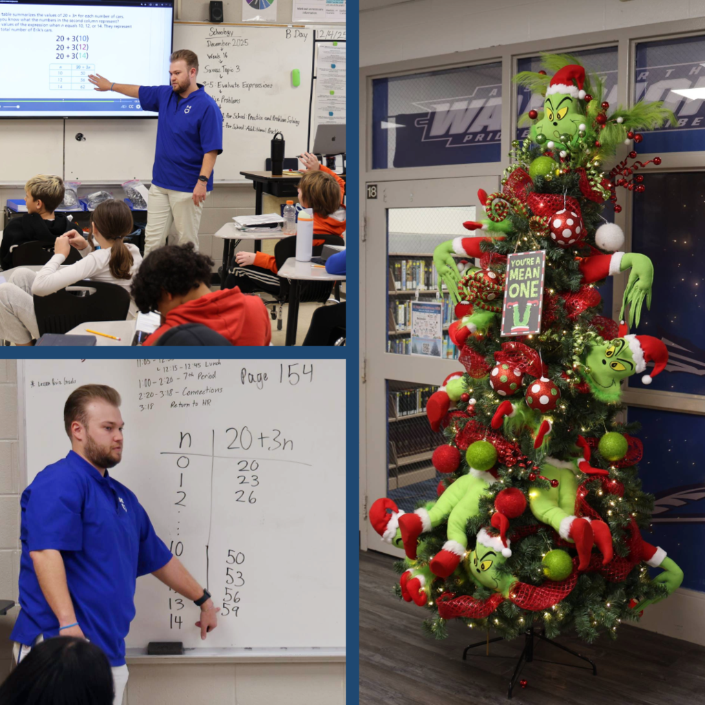 Students learning math at AMS