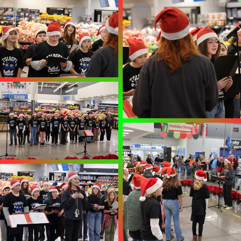 Tolbert Elementary students singing