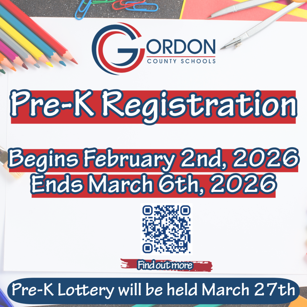 GCS Pre-K Registration is Open Now through March 6th