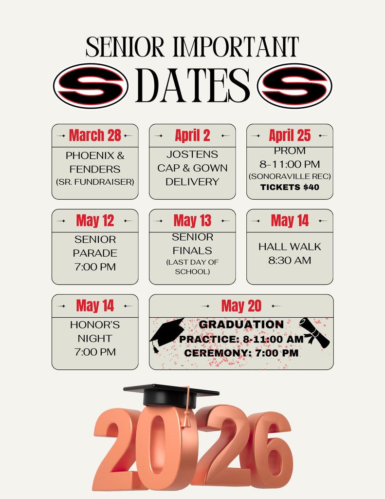 Senior Important Dates