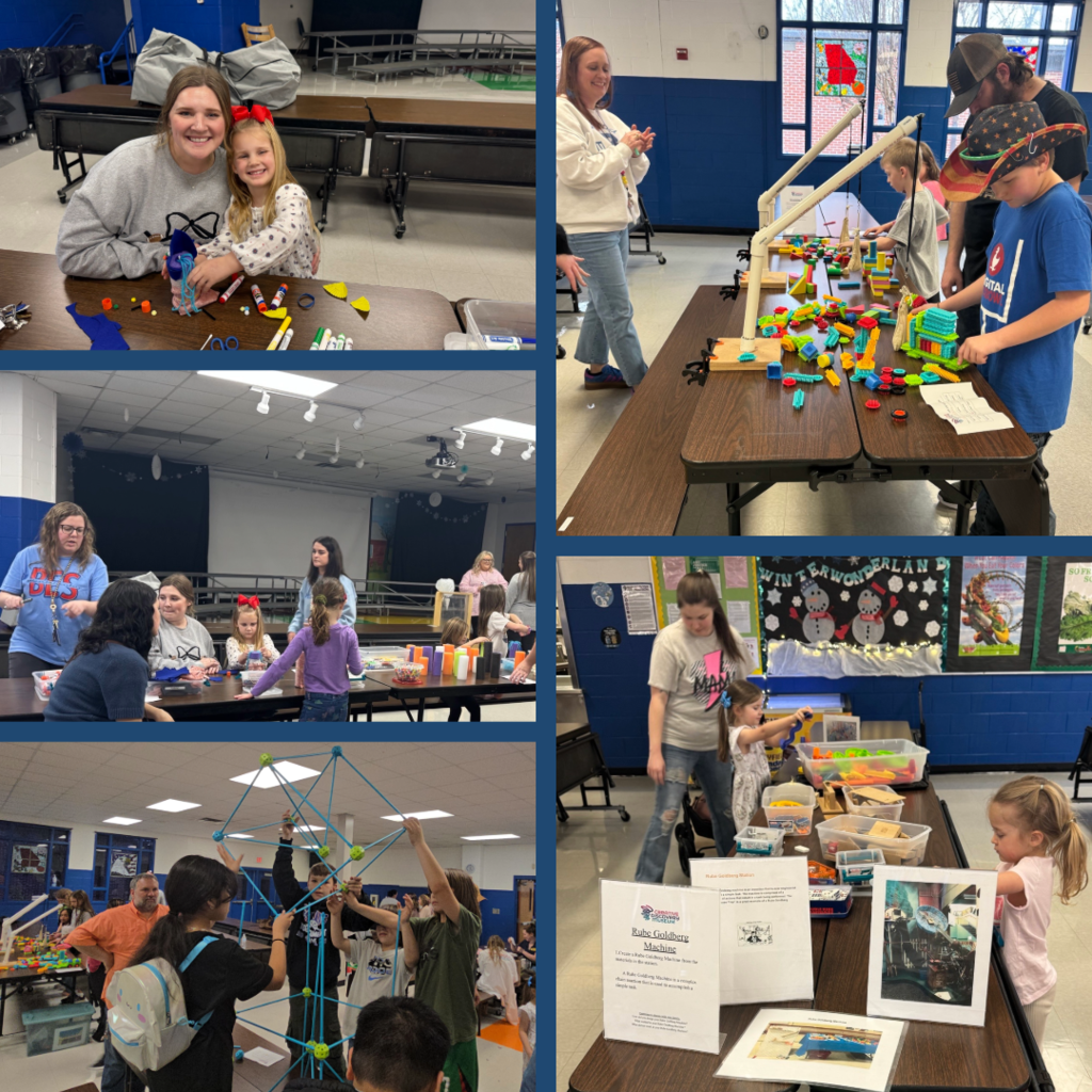 Students participating in STEAM Night at BES