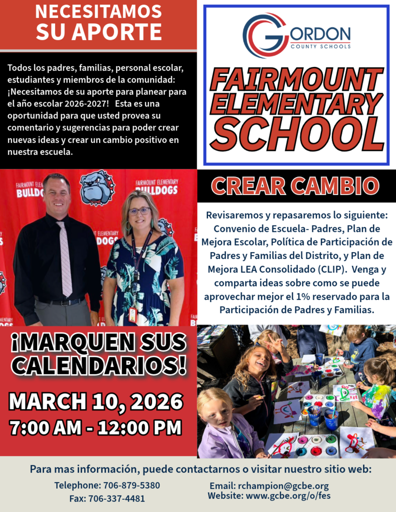 TITLE I Parent Invitation Flyer with Dates and Times in Spanish