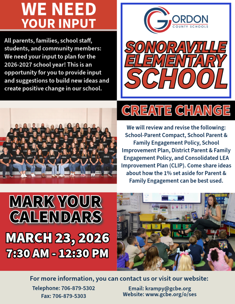 TITLE I Parent Invitation Flyer with Dates and Times