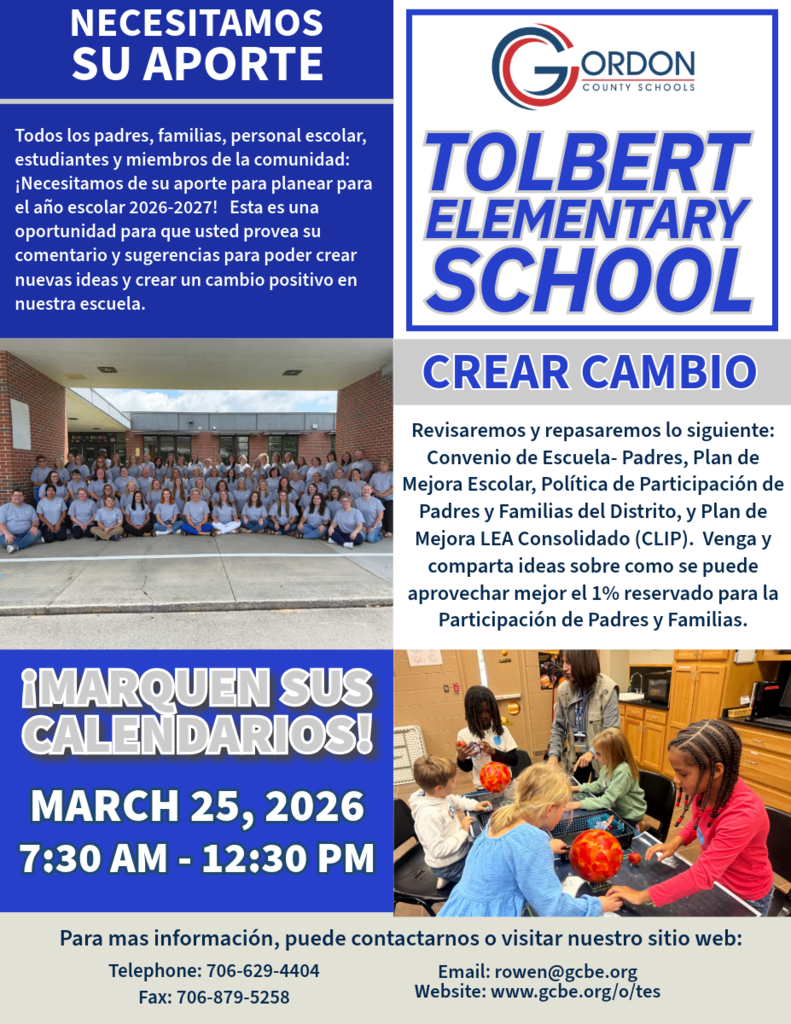 TITLE I Parent Invitation Flyer with Dates and Times in Spanish