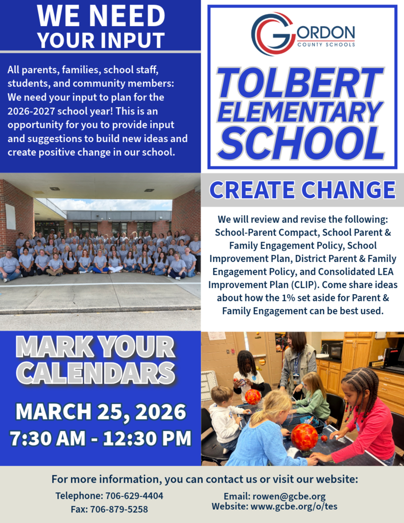 TITLE I Parent Invitation Flyer with Dates and Times