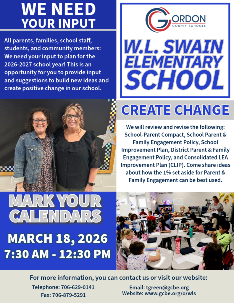 TITLE I Parent Invitation Flyer with Dates and Times