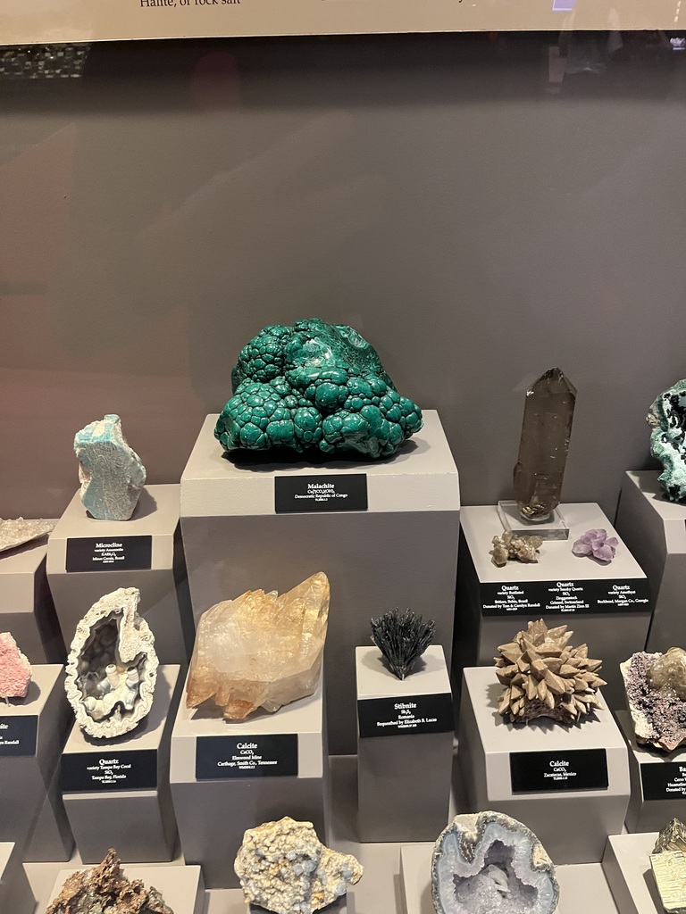 photo of various rock and mineral formations