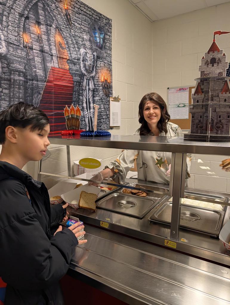 breakfast week-Monica Holt serving