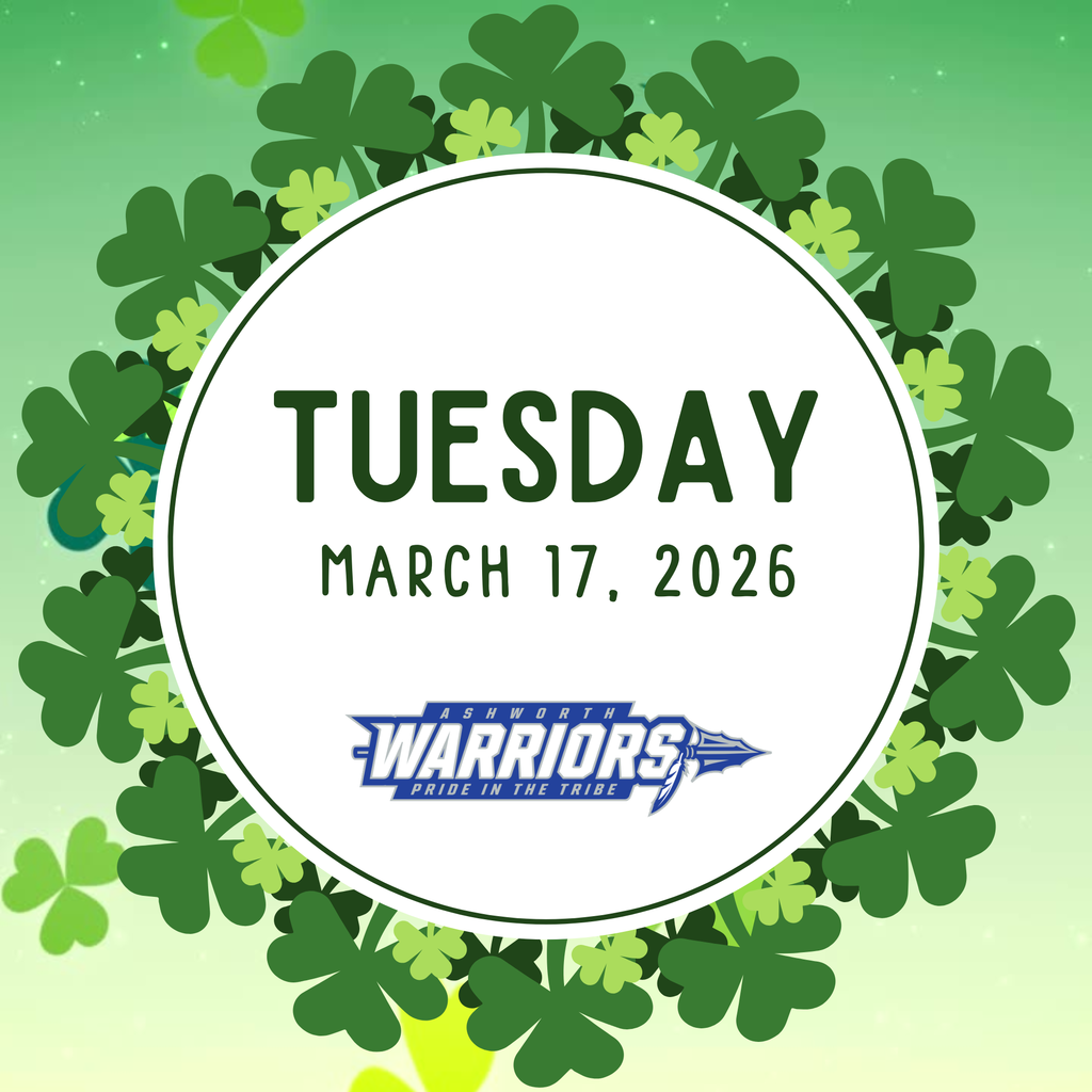 daily announcement cover image for 3-17-26 (shamrocks)