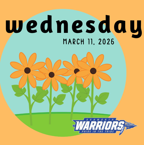 daily announcement cover image for 3-11-26 (yellow flowers)