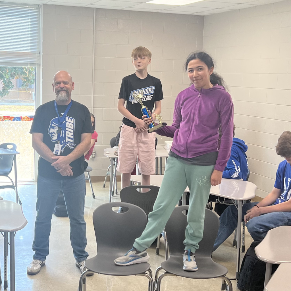 Mr. Rapier's 9th Grade Homeroom - Winners of the Jenga competition for freshmen