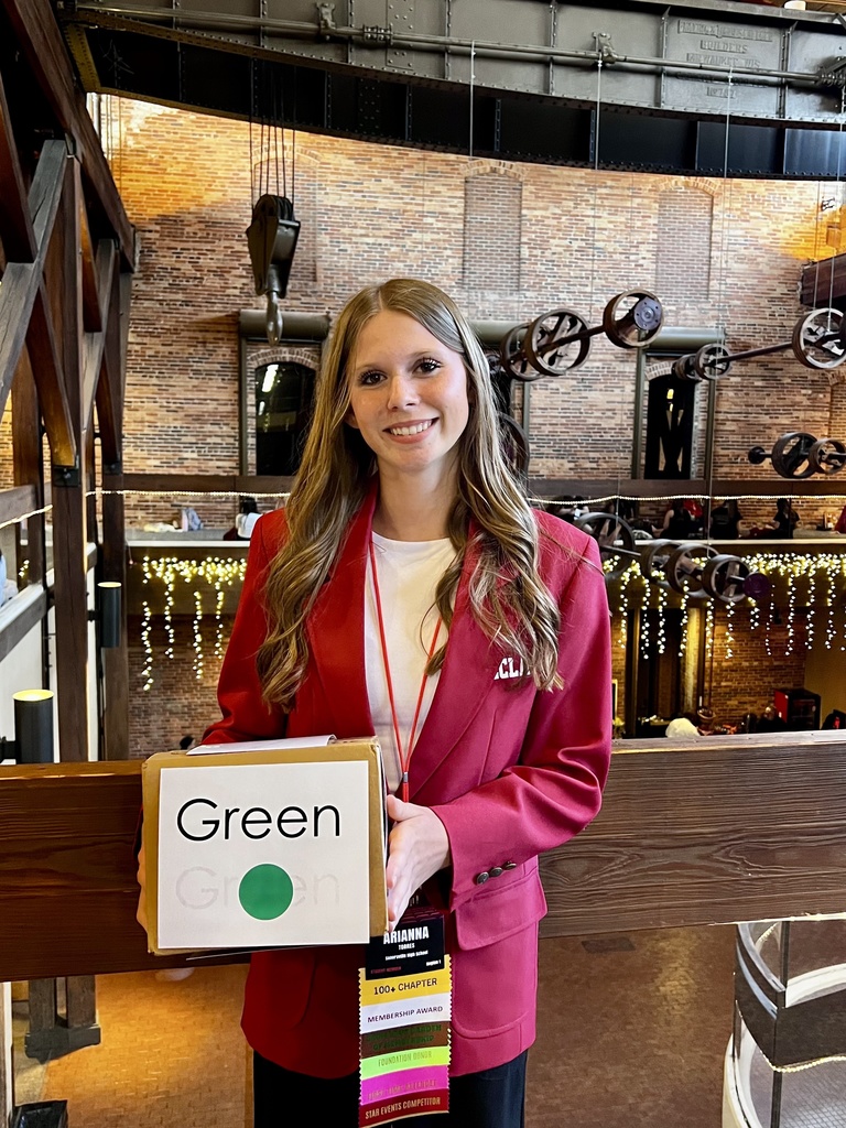 Seven FCCLA officers and members attended and competed at the FCCLA State Leadership Conference in Columbus last week. These students proudly represented SHS in a variety of competitive STAR Events. STAR Events (Students Taking Action with Recognition) are competitive events in which members are recognized for proficiency and achievement in chapter and individual projects, leadership skills, and career preparation. Congratulations to the following for their outstanding achievements!