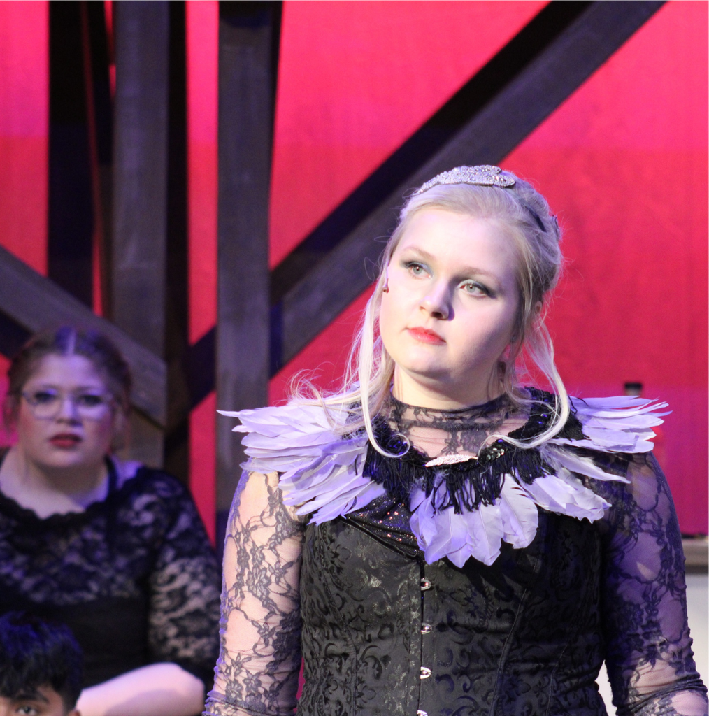 Student performing in Hadestown Spring Musical