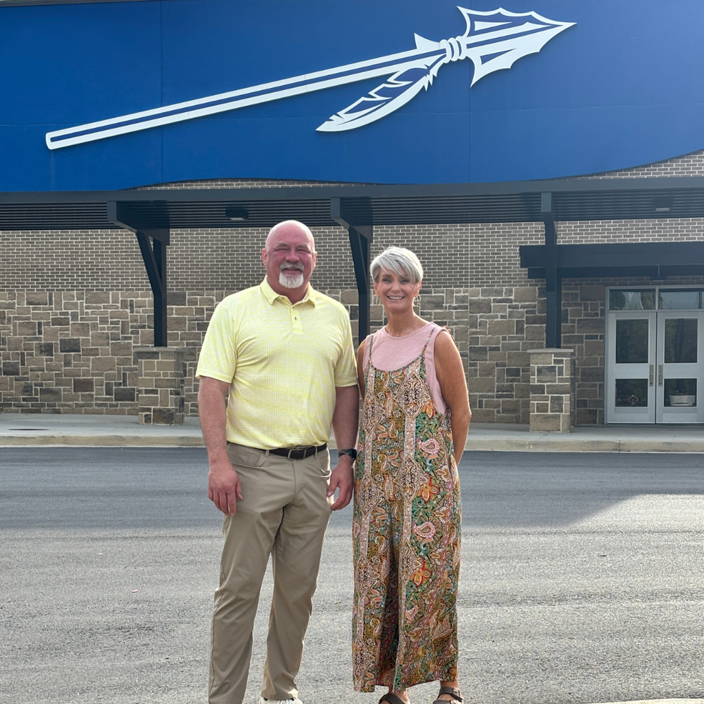 Outside pic of Mr. Jeff Shattuck and Ms. Carmen Massingill - our assistant principals at GCHS
