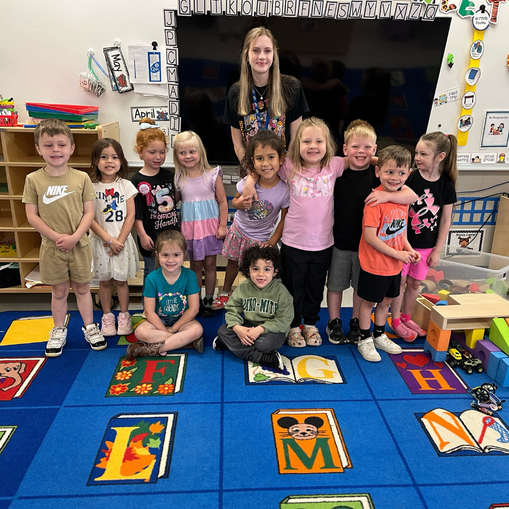Pic of a GCHS Teaching as a Profession student in elementary classroom environment