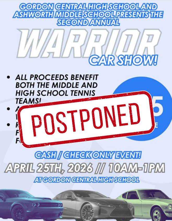 The Warrior Car Show originally scheduled for this Saturday, April 25th, has been moved to Saturday, May 2nd. Due to the forecasted rain and out of concern for the safety and enjoyment of all participants and attendees, we felt it was best to reschedule the event. All event details will remain the same—only the date is changing. We’re hoping for better weather on May 2nd and an even better turnout! Thank you for your understanding and continued support. If you have any questions, please feel free to reach out to nreece@gcbe.org. We look forward to seeing you and your cars on Saturday, May 2nd!