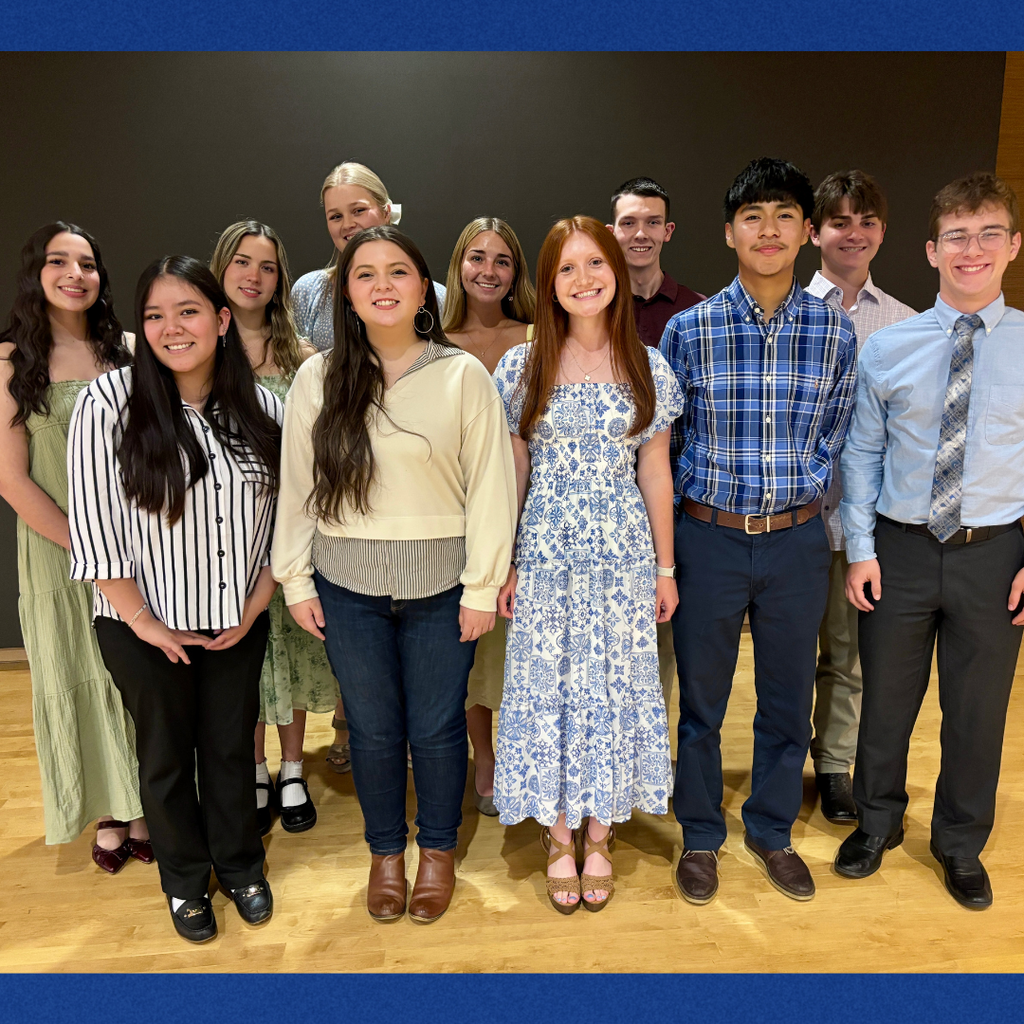 Group picture of GCHS Seniors that attended the 2026 Youth Leadership Graduation