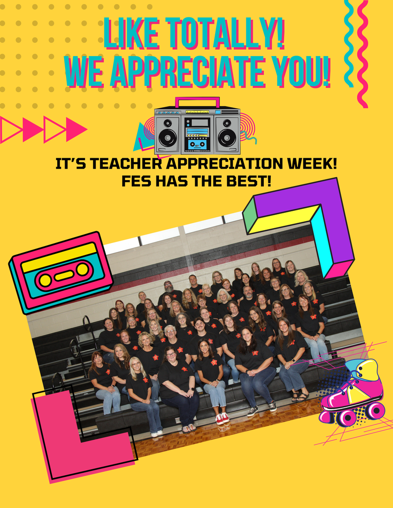 Picture of faculty and staff for teacher appreciation week