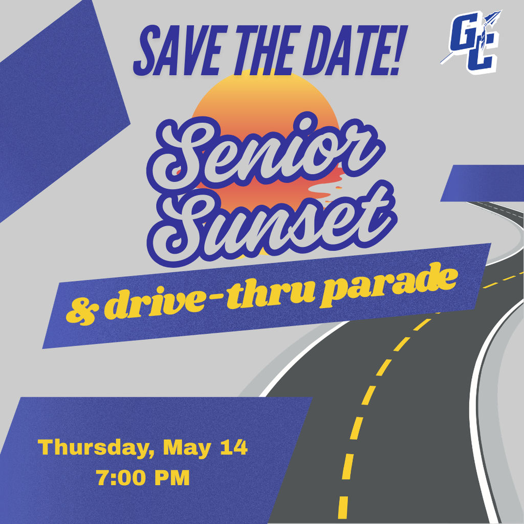Save the Date - Senior Sunset and Senior Parade - Thursday, May 14 at 7:00 PM