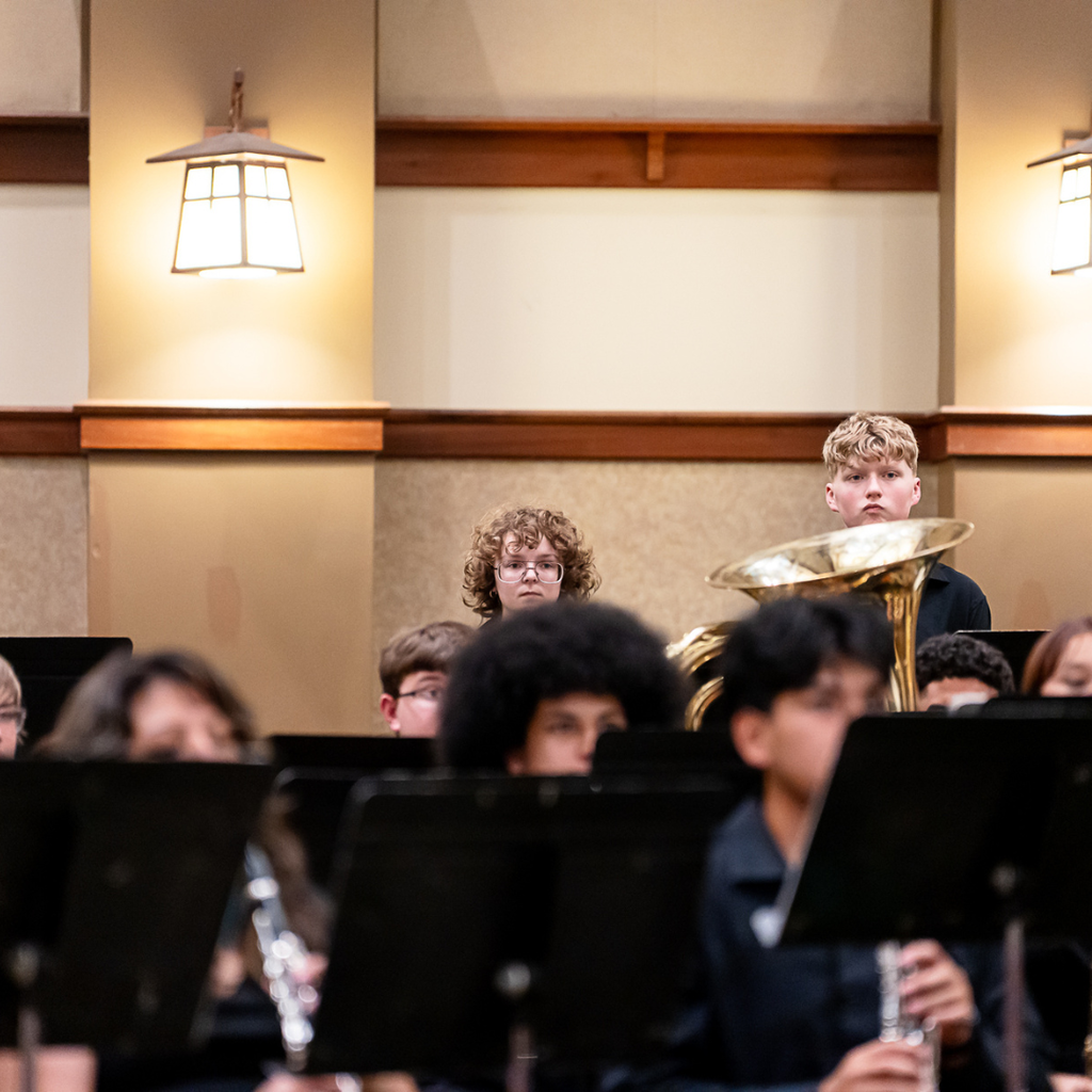 GC band students performing at the Smoky Mountain Band Festival