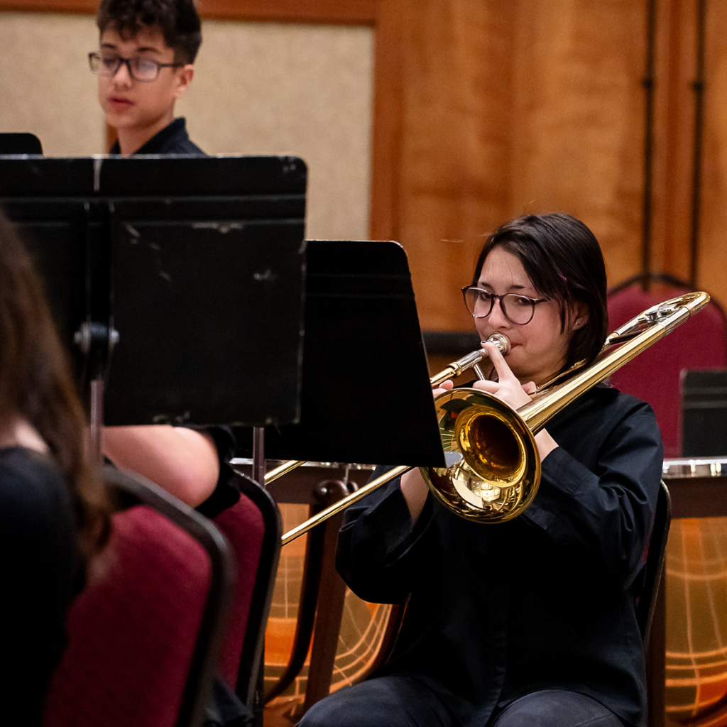 GCHS Band students performing at the Smoky Mountain Band Festival
