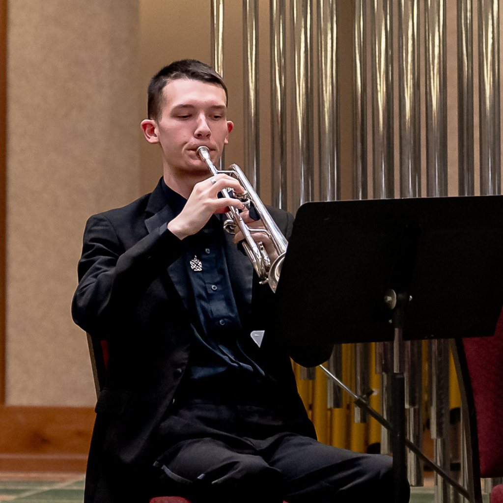 GCHS Band student performing at the Smoky Mountain Band Festival