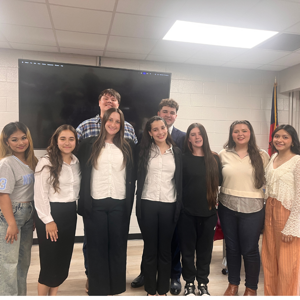 GCHS HOSA students at banquet