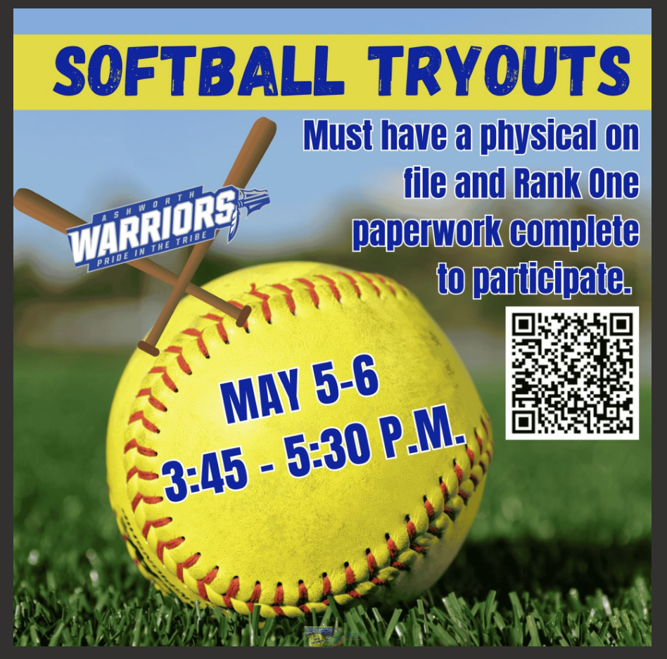 AMS Softball try out QR code