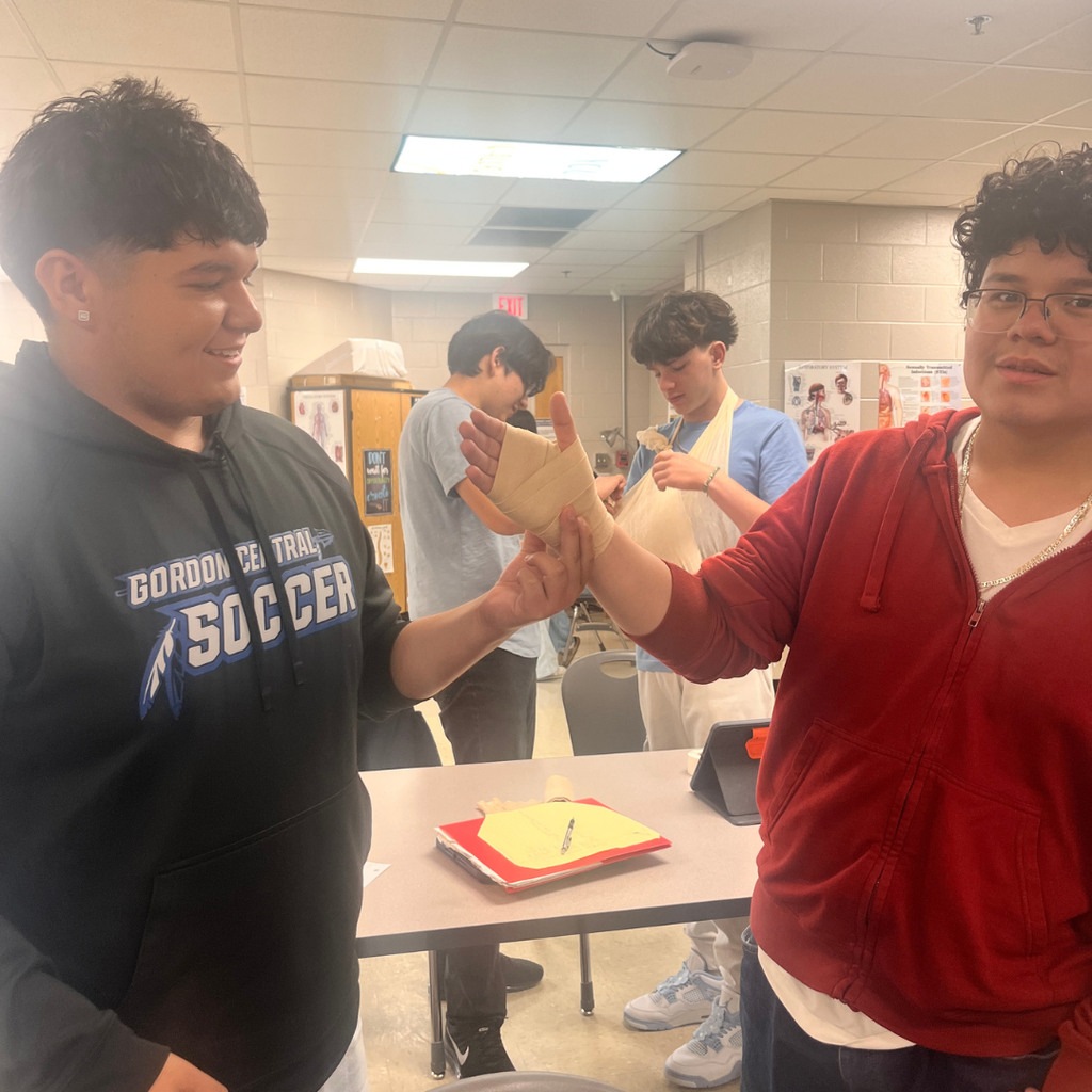 Mrs. Lee's Intro to Healthcare students practicing first aid